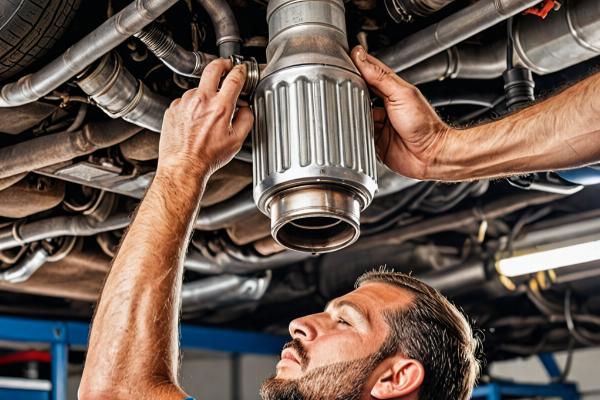 Muffler replacement service
