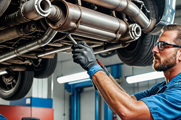 Exhaust system inspection